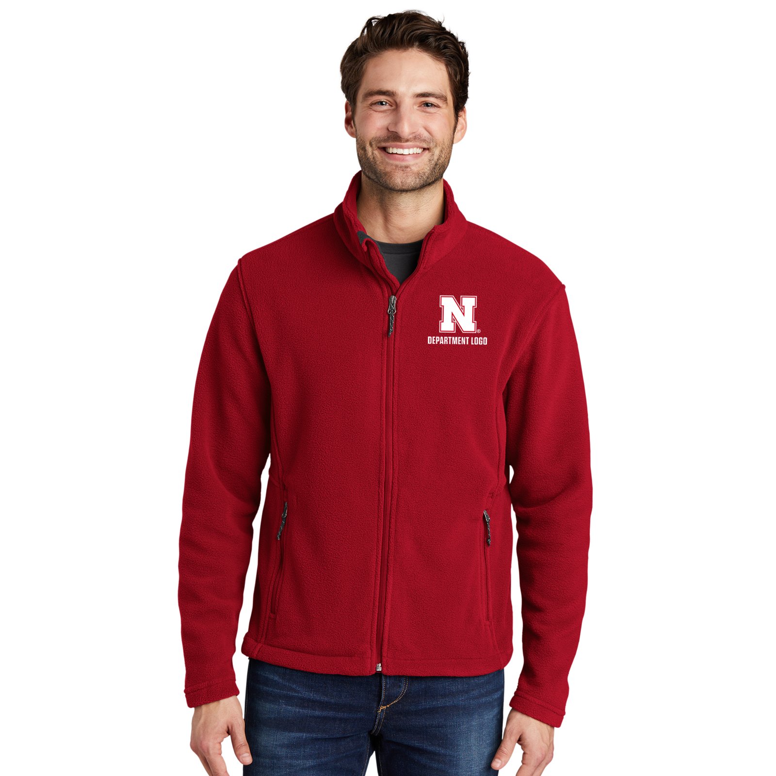 Mens Value Fleece Jacket - Nebraska Dept of Psychology